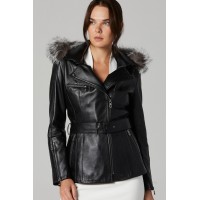 Victoria Black Women's Leather Jacket
