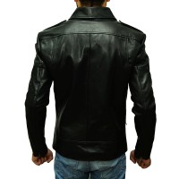 Stylish Black Original Fit Body Leather Jacket