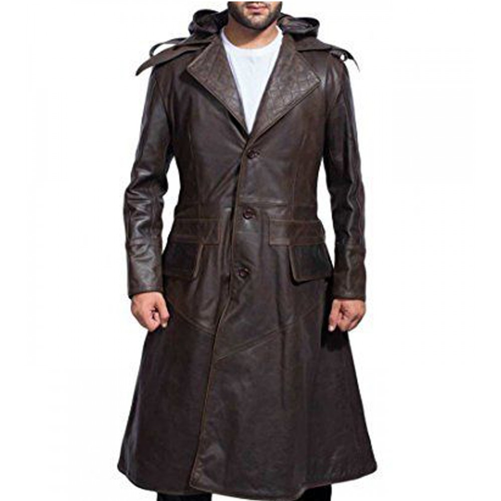 Assassins Creed Syndicate Jacob Frye’s Brown Trench Leather Coat