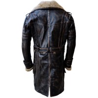Fall Out Battle Field Elder Maxson Jacket Black Leather Coat