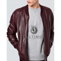 Regular Fit Style Brown Leather Jacket 