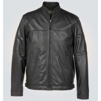 Premio Black John Stylish Leather Jacket