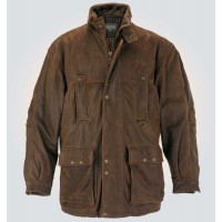 Brown Stylish Leather Coat