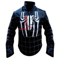 Spiderman Black Peter Parker Leather Jacket