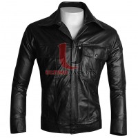 The King Elvis Presley leather Jacket Stylish Black Slimfit