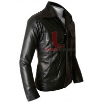 The King Elvis Presley leather Jacket Stylish Black Slimfit