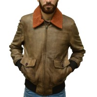 Distressed Brown 2 Leather Jacket