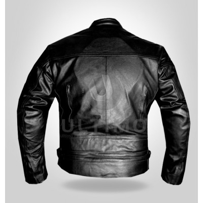 Marvelous Leather Motorcycle Jacket Black