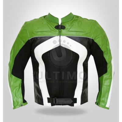 Razer Mens Motorcycle Armor Green Jacket
