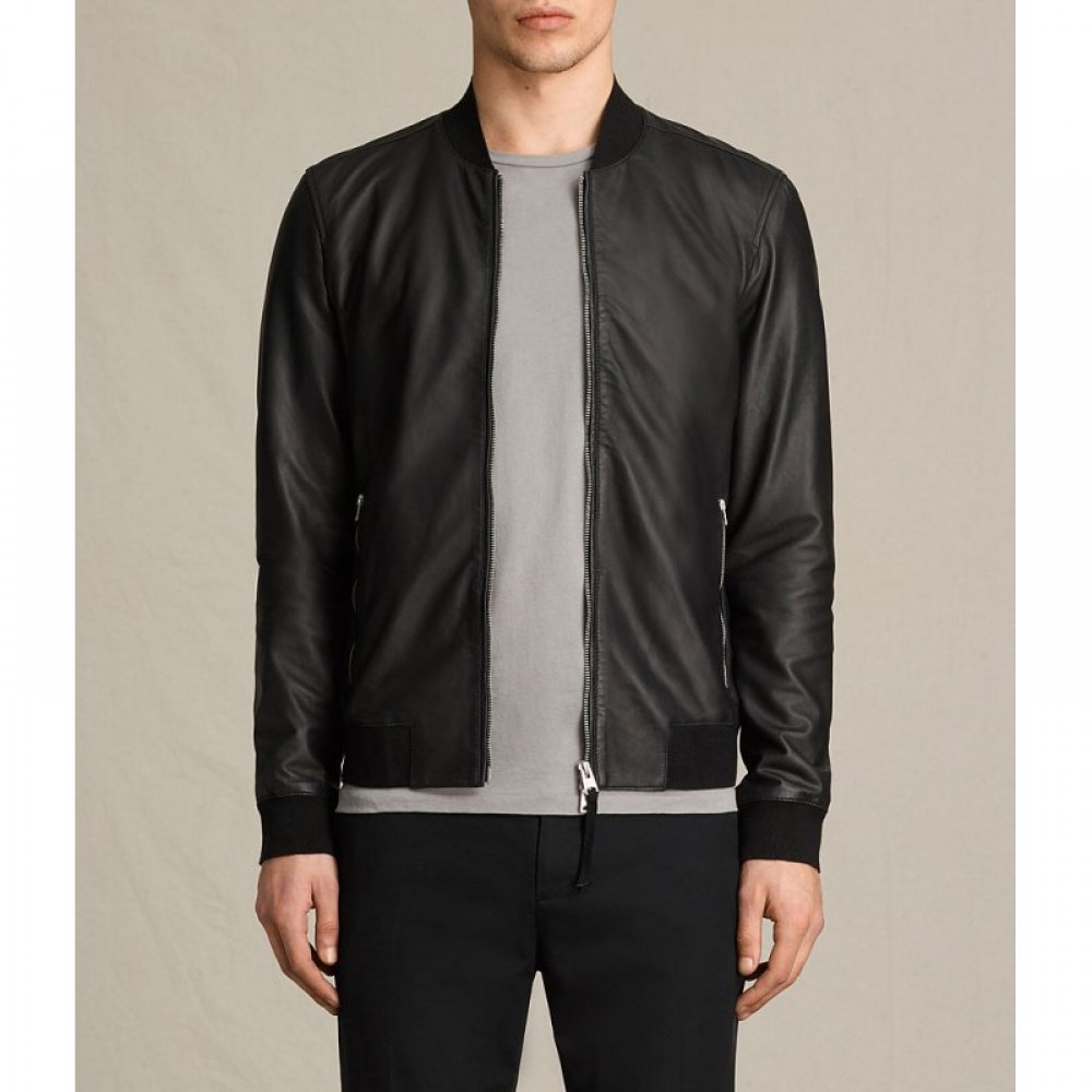 20% Off MOWER LEATHER BOMBER JACKET FOR SALE l MEN LEATHER JACKETS