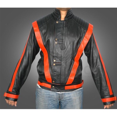 Thriller Michael Jackson Black Leather Jacket