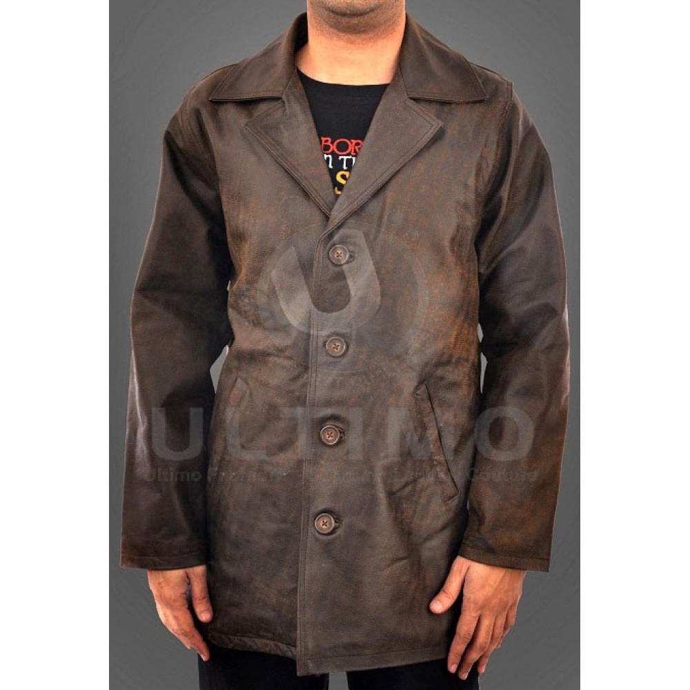 Brown Distressed Dean Winchester Leather Jacket