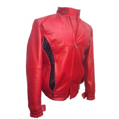 Red Stylish Black Biker Jacket