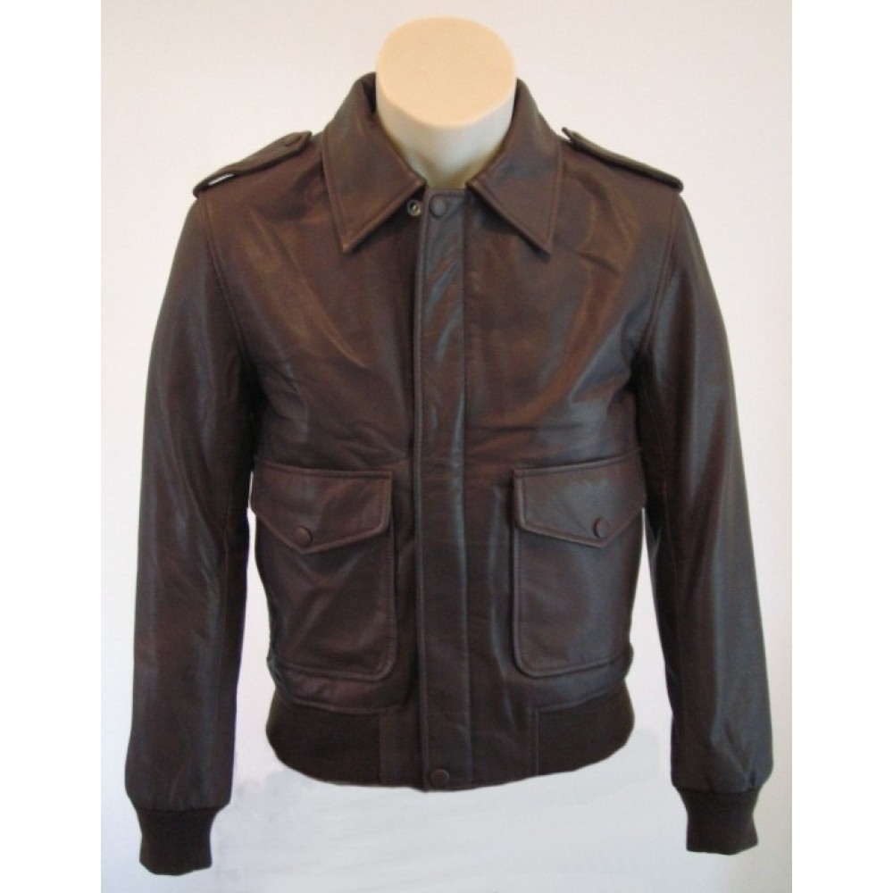 Classic Slim-fit Leather Jacket