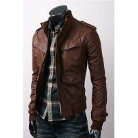 Slim-fit Leather Jacket