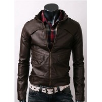 Dark Brown Slim fit Quality Leather Jacket