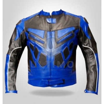 Stylish Blue R Series Motorcycle Jacket