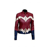 Wonder Woman Gal Gadot Diana Prince Ladies Leather Jacket