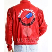Vintage Akira Capsule Biker Red Leather Jacket