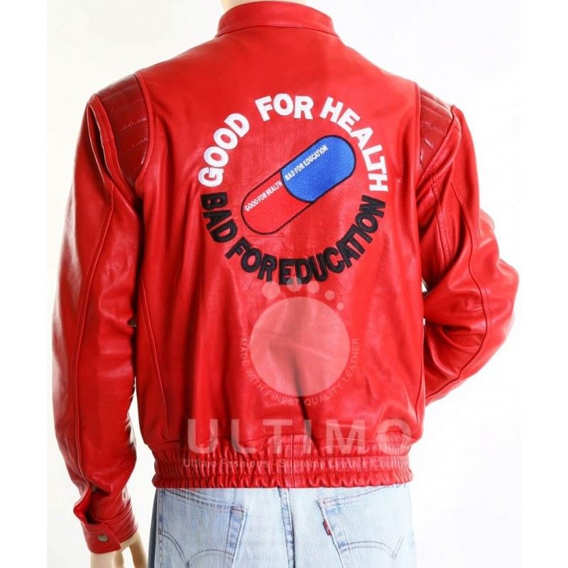Vintage Akira Capsule Biker Red Leather Jacket.