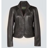 Women's Alice Black High Quality Genuine Leather Jacket