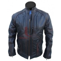 Bucky Barnes Sebastian Stan Black Leather Jacket