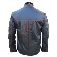 Bucky Barnes Sebastian Stan Black Leather Jacket