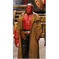 Hell Boy Movie Duster Leather Coat