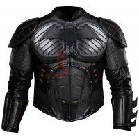 Nomex Batman Begin Leather Jacket with Bat Logo