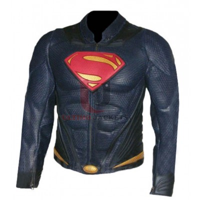 Smallville Superman Man of Steel Leather Jacket