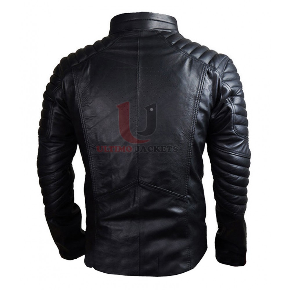 Superman Smallville Black Leather Jacket | Clark Kent Smallville Jacket
