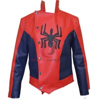 Spider-Man Biker Classical  Leather Jacket For Mens