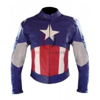 The First Avenger Captain America (Chris Evan) Leather Jacket