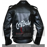 Cry Baby Black Slim Fit Leather Jacket