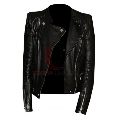 The Legend of Hercules (Haily Baldwin) leather jacket 
