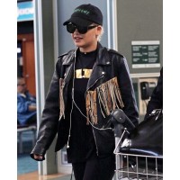 Fifty Shades Darker Rita Ora Leather Jacket For Womens