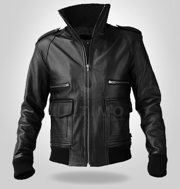 Dexter Stylish Black Leather Jacket