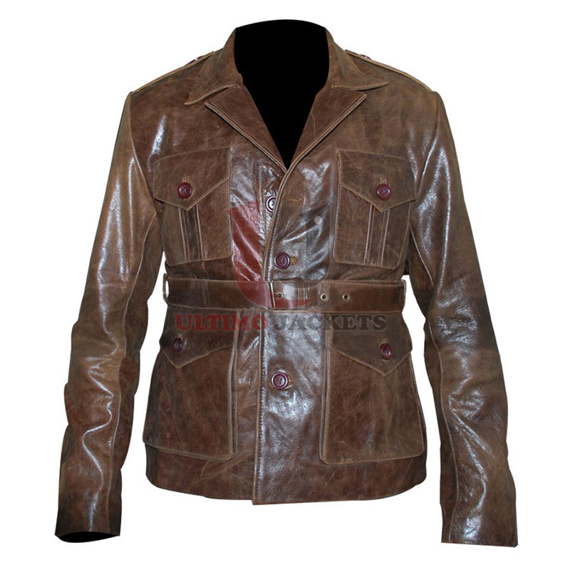 Alex Rover Nim's Island Gerard Butler Genuine Leather Jacket